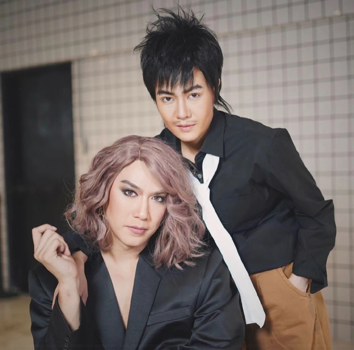 ถ้าฉันเป็นเธอ! นิว-เป๊ก ลงทุนแปลงโฉมสลับร่างกันสวยหล่อเป๊ะมาก