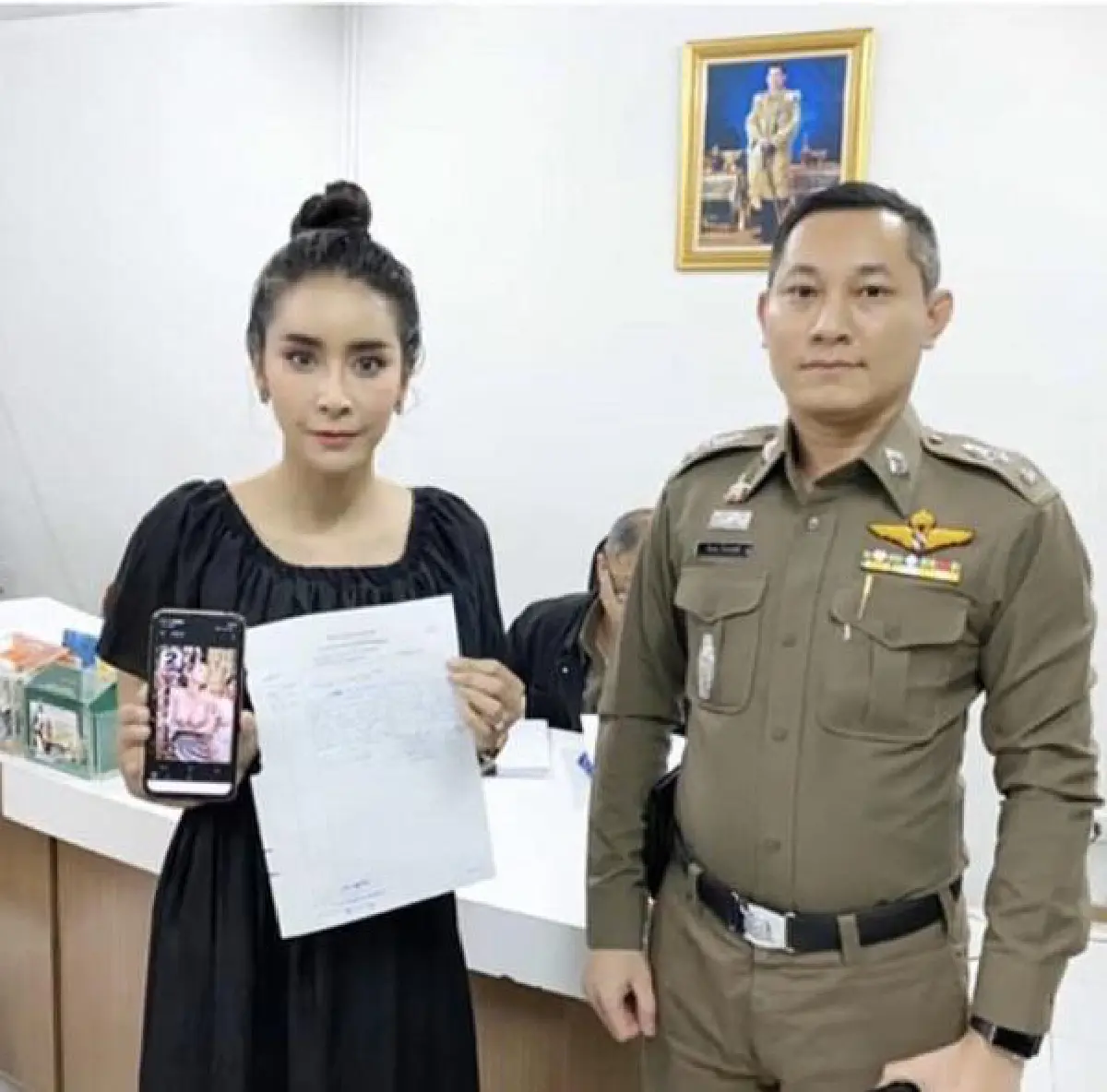 “ใหม่ สุคนธวา” เข้าแจ้งความ หลังถูกตัดต่อภาพก่อให้เกิดความเสียหาย 