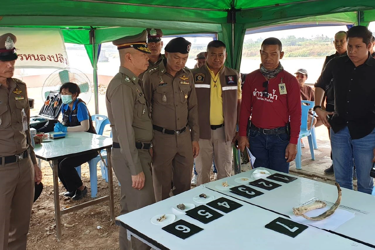 คดีอุ้มฆ่าพี่ชายผู้พิพากษาคืบ ทีมนักประดาน้ำค้นใต้เจ้าพระยาเจอเศษกระดูก7ชิ้น