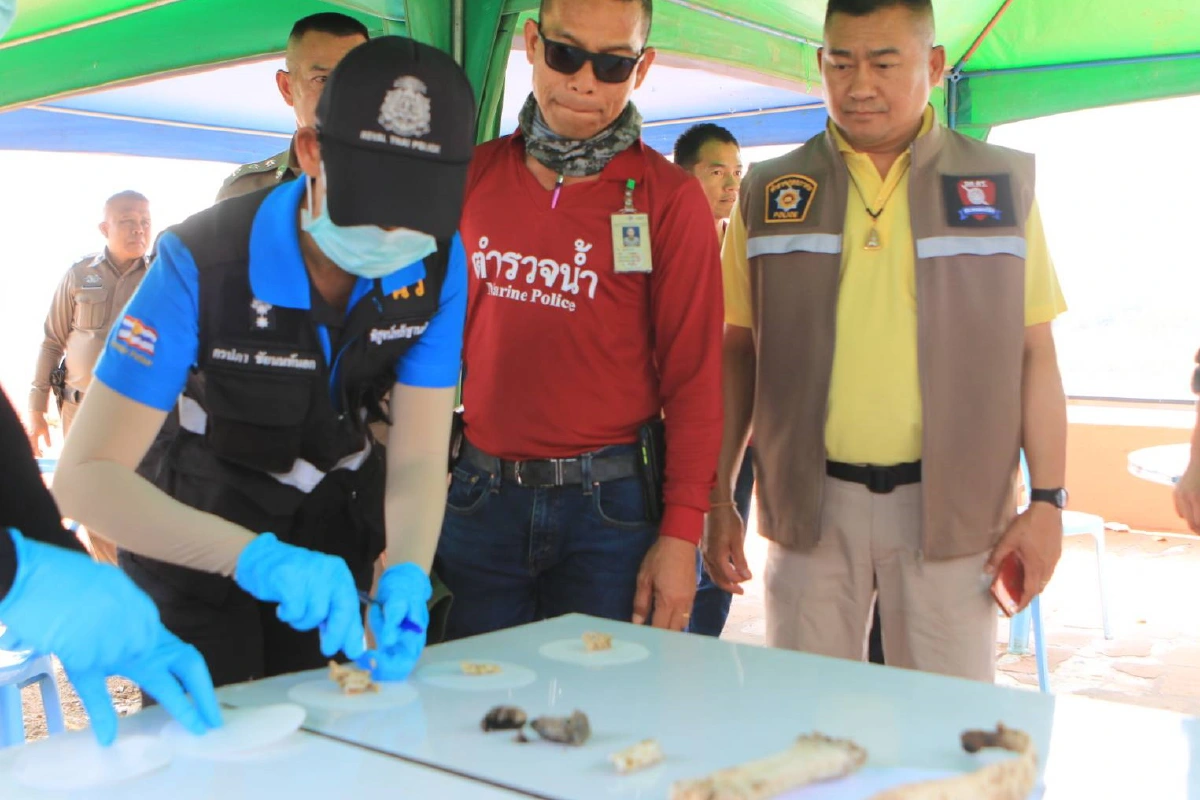 คดีอุ้มฆ่าพี่ชายผู้พิพากษาคืบ ทีมนักประดาน้ำค้นใต้เจ้าพระยาเจอเศษกระดูก7ชิ้น