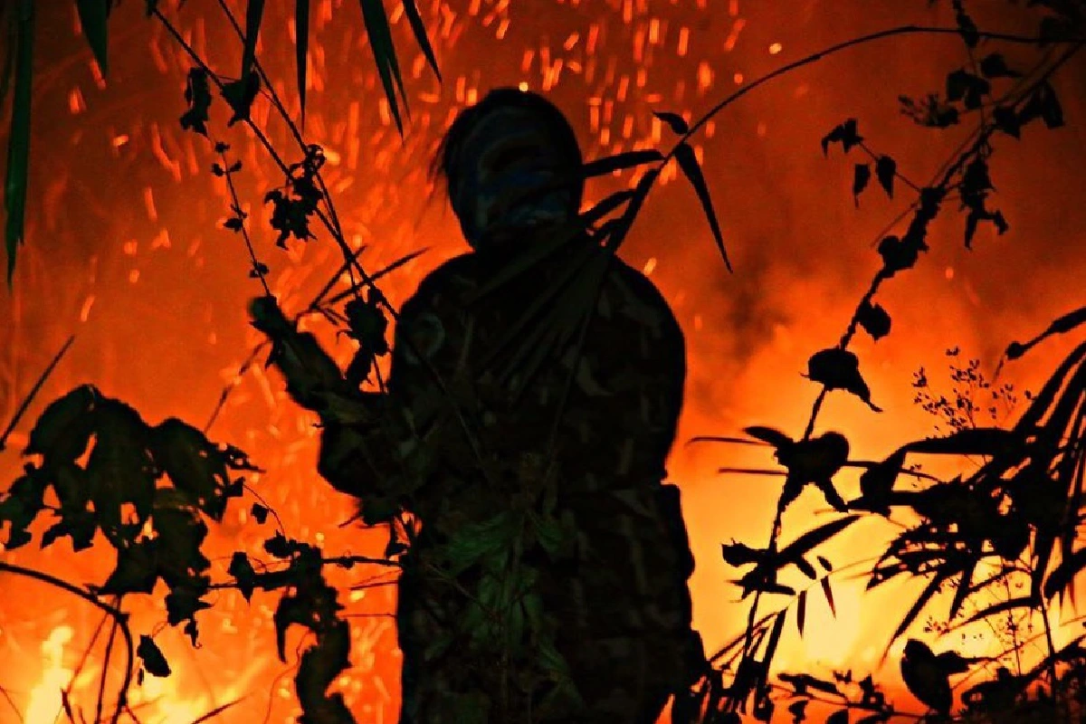 ไฟป่าไหม้อุทยานแห่งชาติเขาแหลม เจ้าหน้าที่เร่งดับทั้งวันทั้งคืน