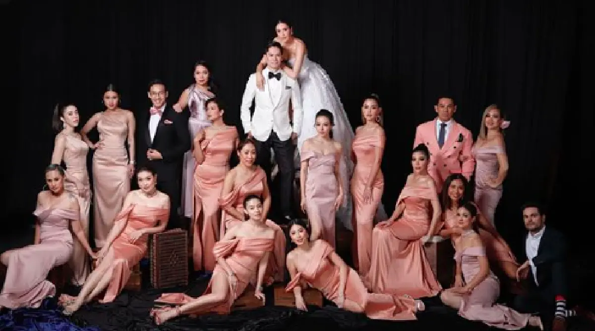 ส่องภาพเหล่าคนดัง-คนบันเทิงจากทุกแวดวงร่วมงานวิวาห์ “กรณ์-ศรีริต้า”