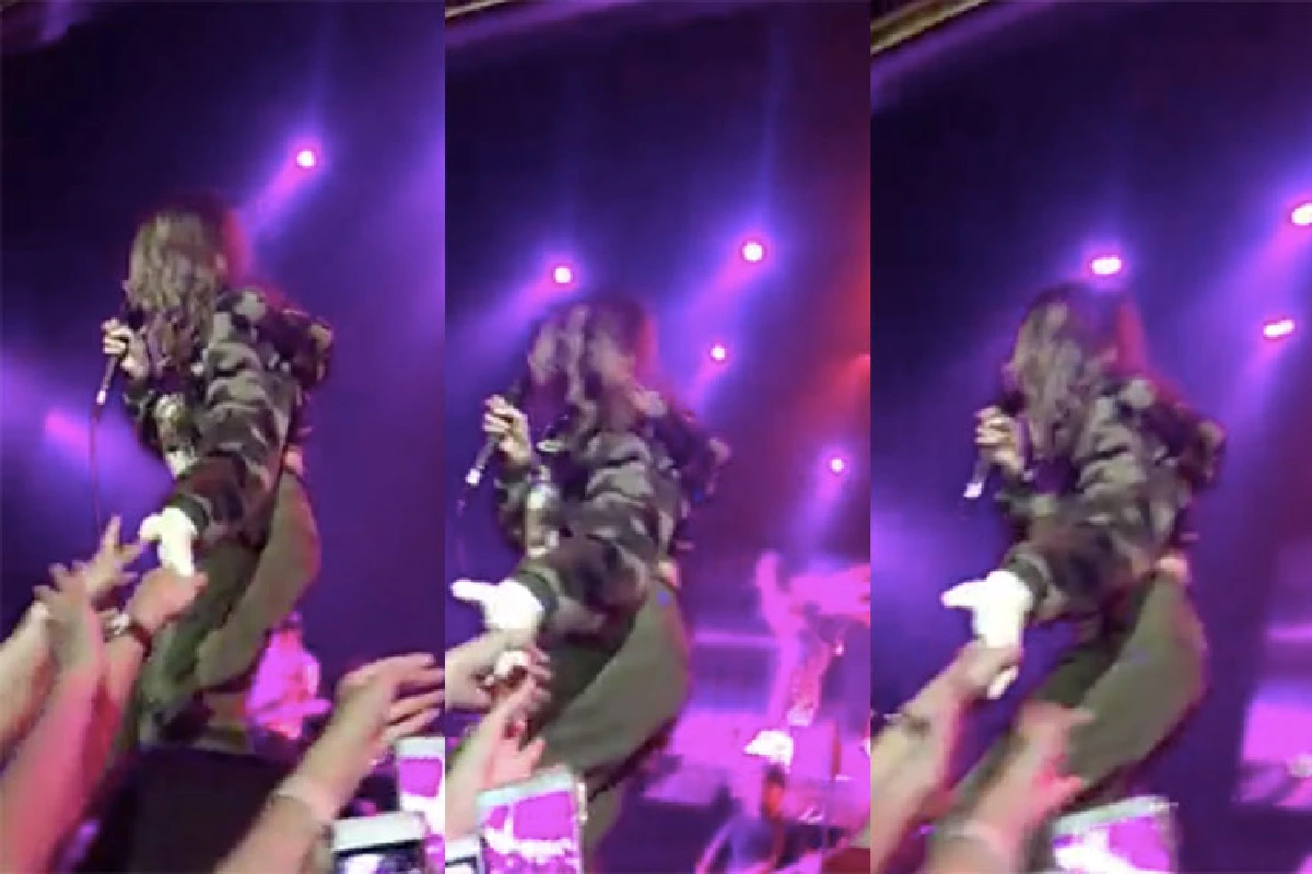 ปลอดภัยไว้ก่อน! “ปาล์มมี่” ใส่ถุงมือก่อนจับมือกับแฟนๆ ห่วงโควิด-19