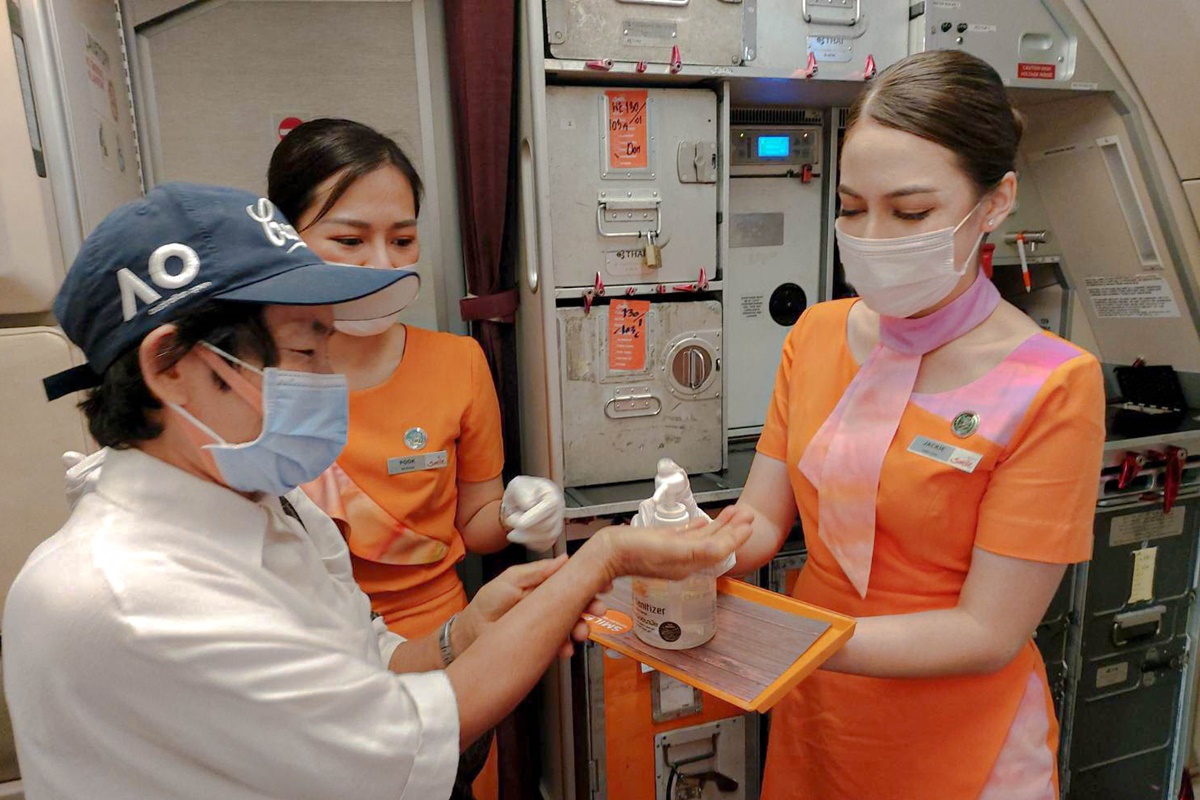 ไทยสมายล์ เข้มดูแลผู้โดยสาร ป้องกันไวรัส COVID-19 ทุกเที่ยวบิน ไทยสมายล์ เข้มดูแลผู้โดยสาร ป้องกันไวรัส COVID-19 ทุกเที่ยวบิน