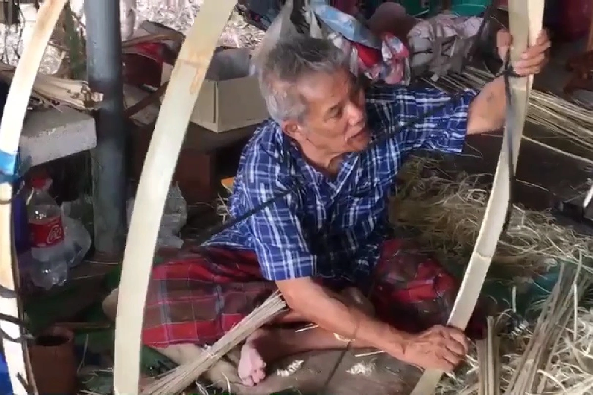 คุณตาวัย75สาน"จ่อ"ภาชนะเลี้ยงไหมสร้างรายได้งาม