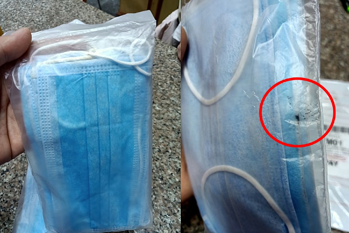 หนุ่มกู้ภัยสั่งซื้อหน้ากากอนามัยผ่านแอปพลิเคชั่นดังเจอสินค้ามือสอง หนุ่มกู้ภัยสั่งซื้อหน้ากากอนามัยผ่านแอปพลิเคชั่นดังเจอสินค้ามือสอง