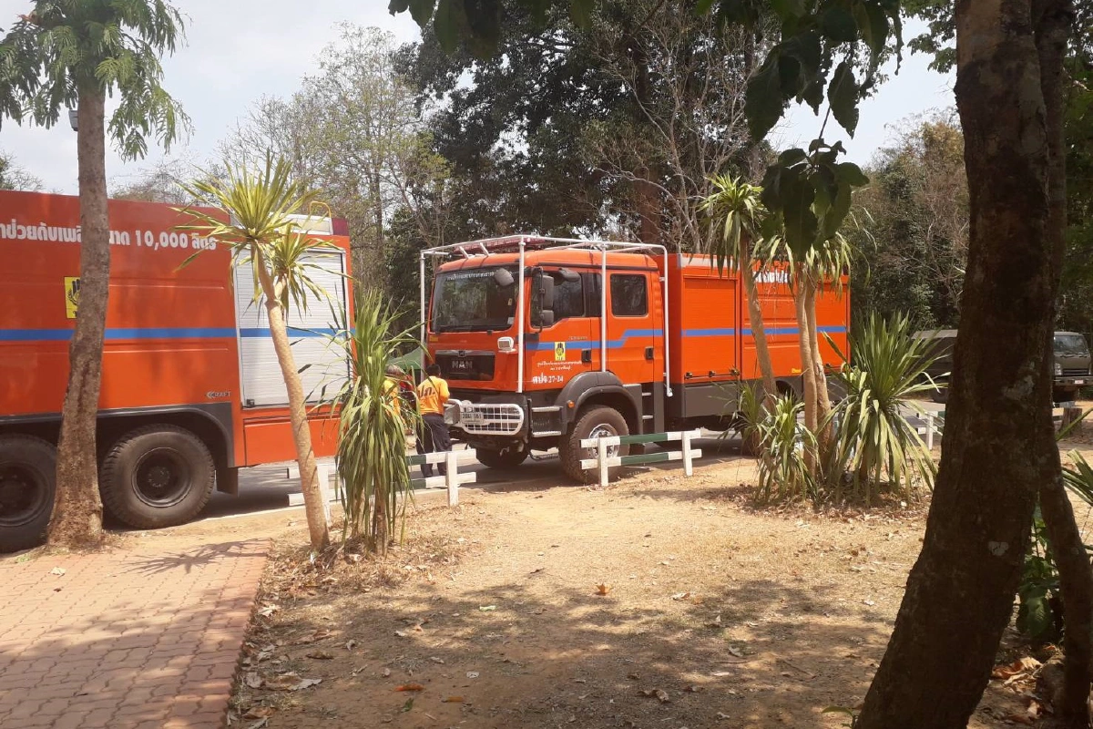 ไฟป่าไหม้อุทยานฯทับลานเพิ่ม2จุด เจ้าหน้าที่คุมได้แล้ว