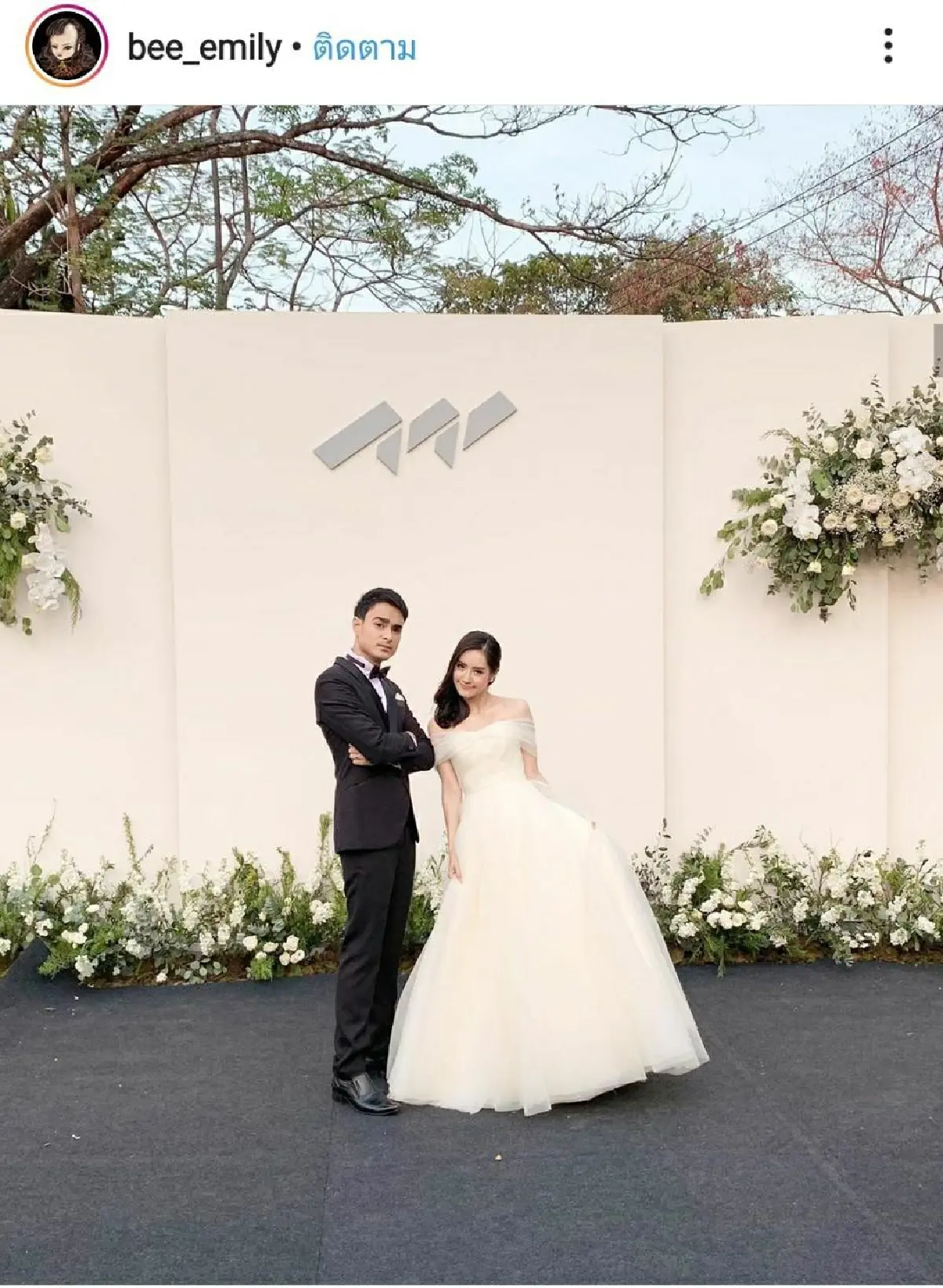 แพร ณัฏฐธิดา อดีตดาราเด็ก ควงแขนแฟนหนุ่มเข้าประตูวิวาห์ชื่นมื่น