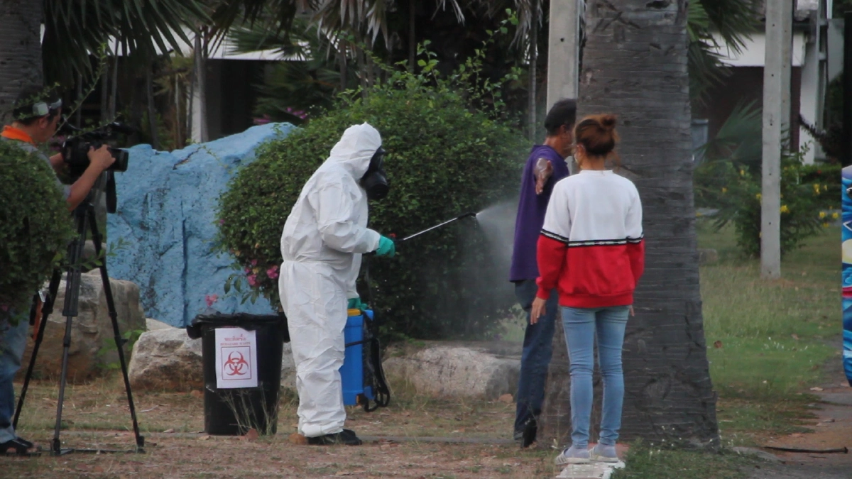 ผีน้อยจากเกาหลีใต้เข้าพักดูอาการในฐานทัพเรือสัตหีบเพิ่มอีก 54 ราย