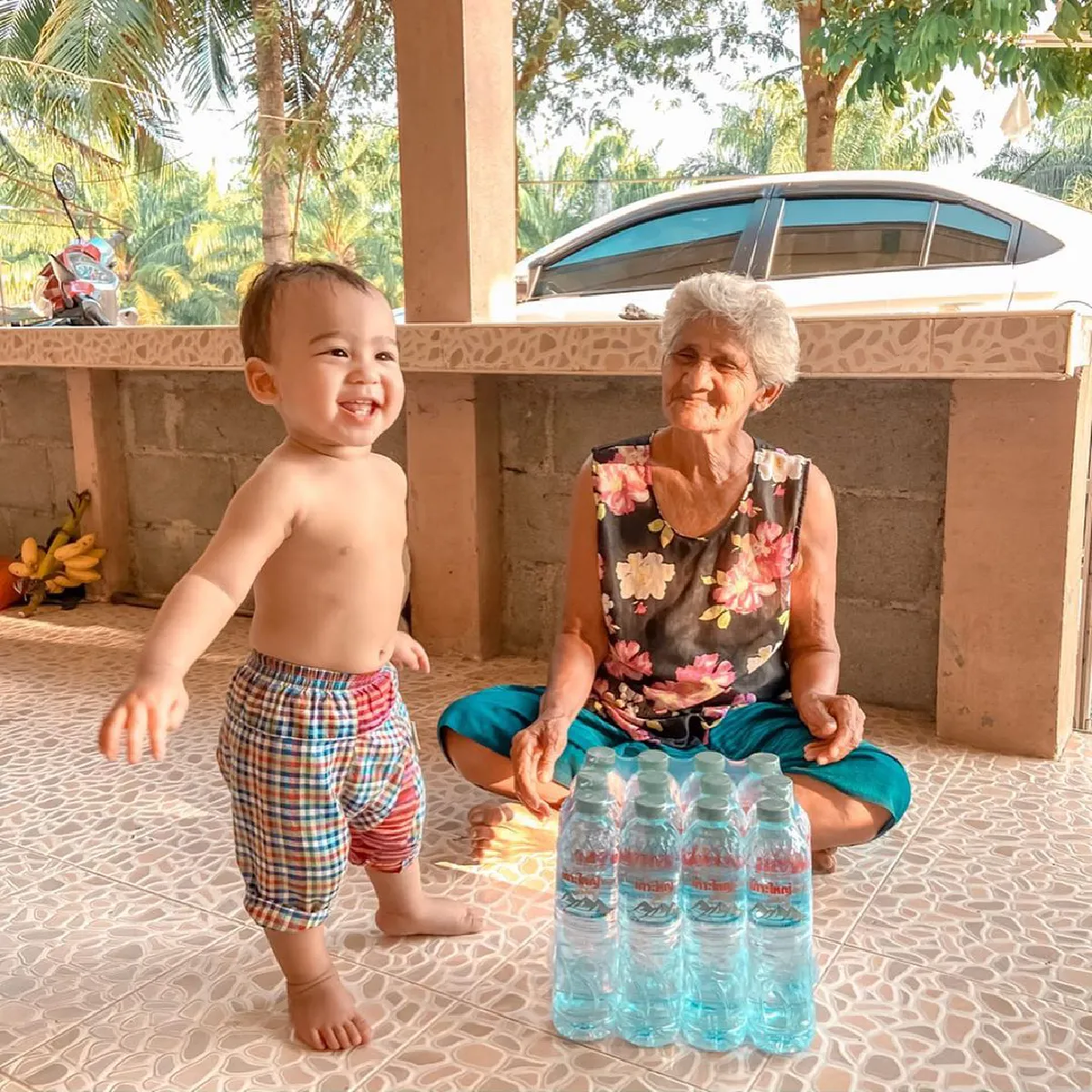 หนูเล็ก ก่อนบ่าย พา น้องวิน เยี่ยมแม่เฒ่า สัมผัสชีวิตเรียบง่ายในชนบทที่สงขลา 