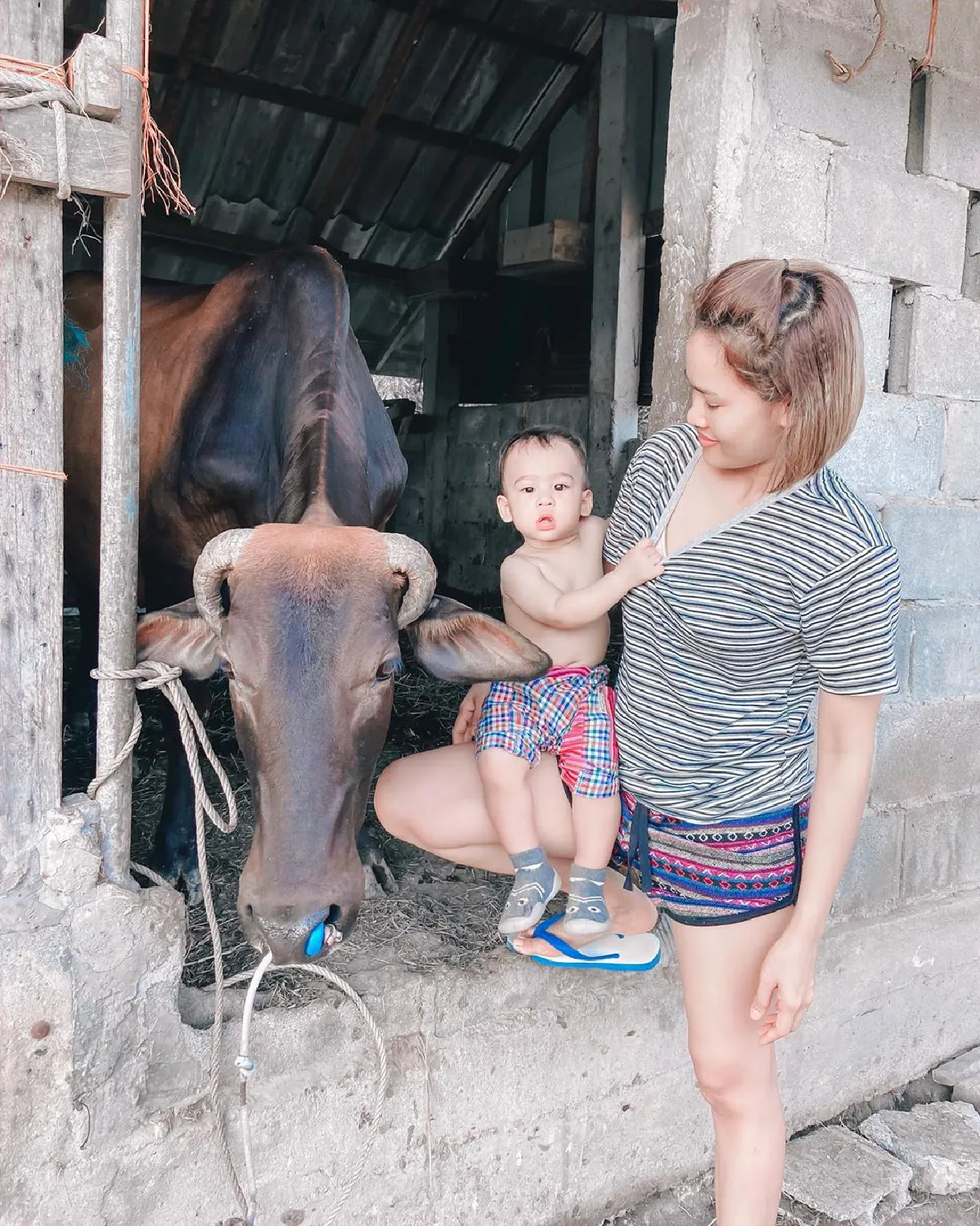 หนูเล็ก ก่อนบ่าย พา น้องวิน เยี่ยมแม่เฒ่า สัมผัสชีวิตเรียบง่ายในชนบทที่สงขลา 