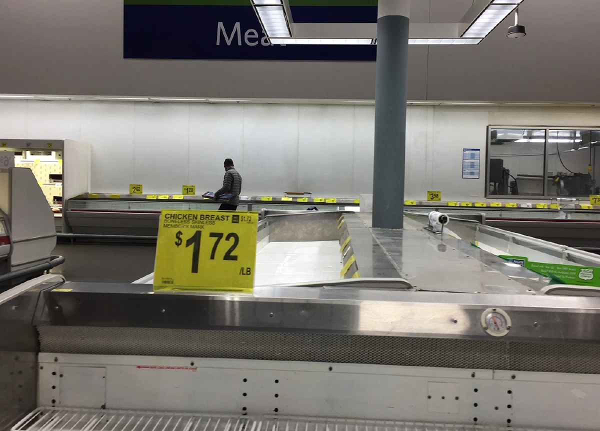 คนไทยในสหรัฐแชร์ภาพโกลาหล อเมริกันตุนของใช้จนเกลี้ยง