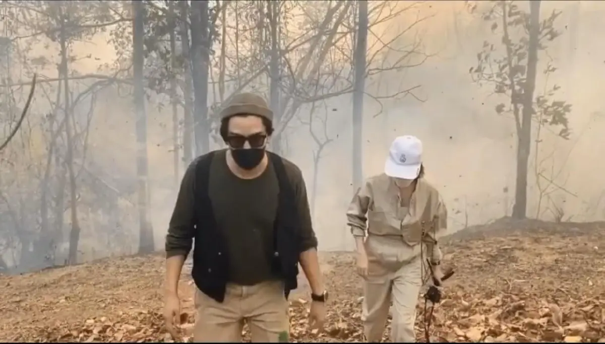 เป๊ก-นิว ลงพื้นที่ติดตามทีมดับไฟป่า ในวันที่เชียงใหม่มีมลพิษติดอันดับ 1 ของโลก (คลิป)