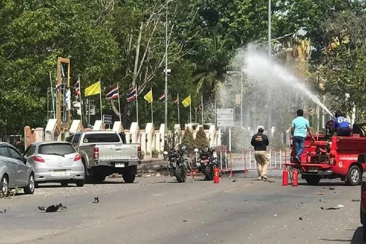 คนร้ายก่อเหตุคาร์บอมบ์ หน้าศอ.บต.ขณะถกแก้โควิด-19 หวังสังหารหมู่