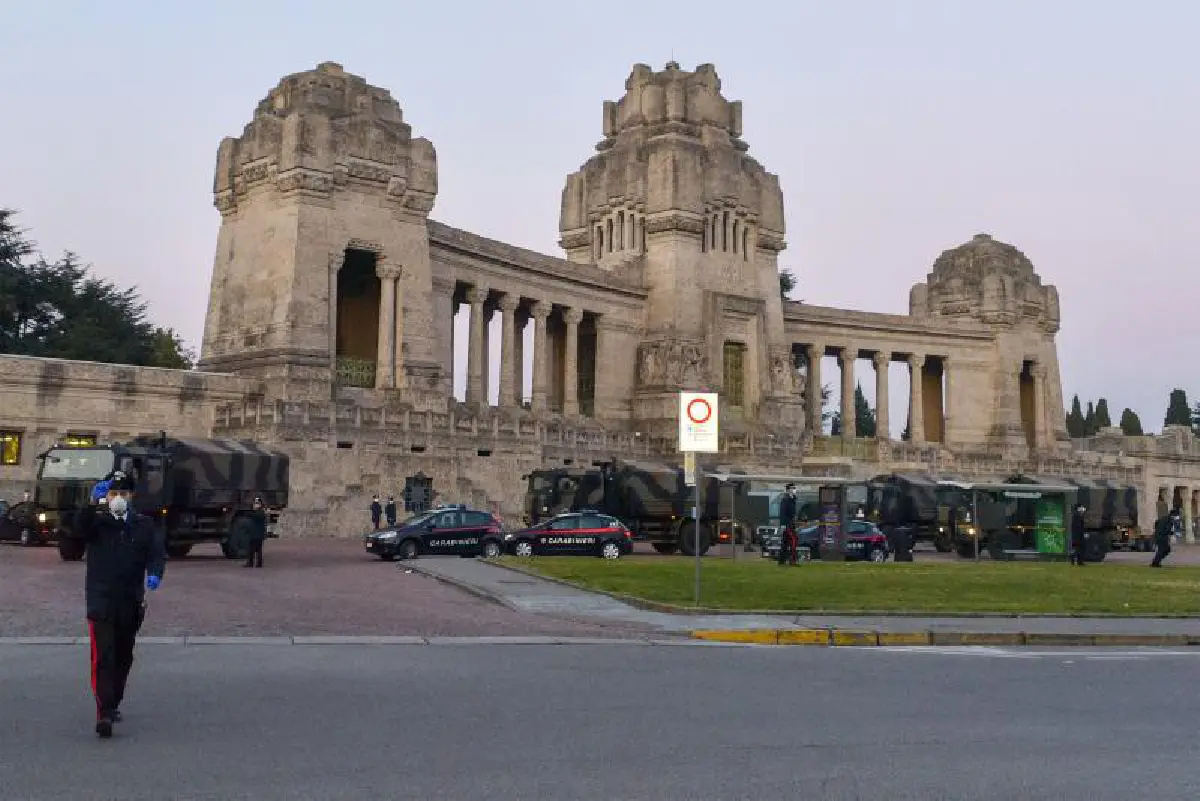 โควิดคร่าชีวิตคนอิตาลีจนล้นสุสาน