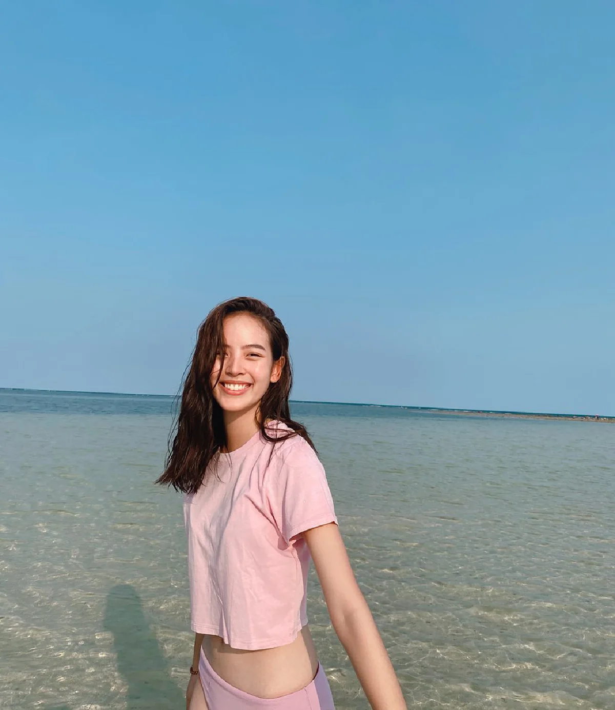 เห็นแล้วมีกำลังใจ! “ณิชา” จัดเต็มแจกความสดใสที่เกาะสมุย