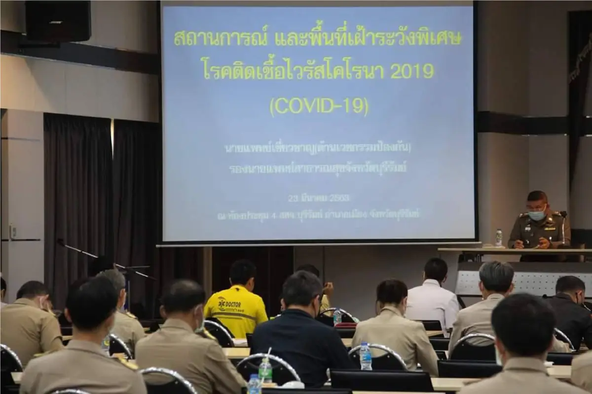 มาตรการปิดเมืองเอาไม่อยู่! บุรีรัมย์พบผู้ติดเชื้อโควิด-19 เพิ่มอีก 4 ราย