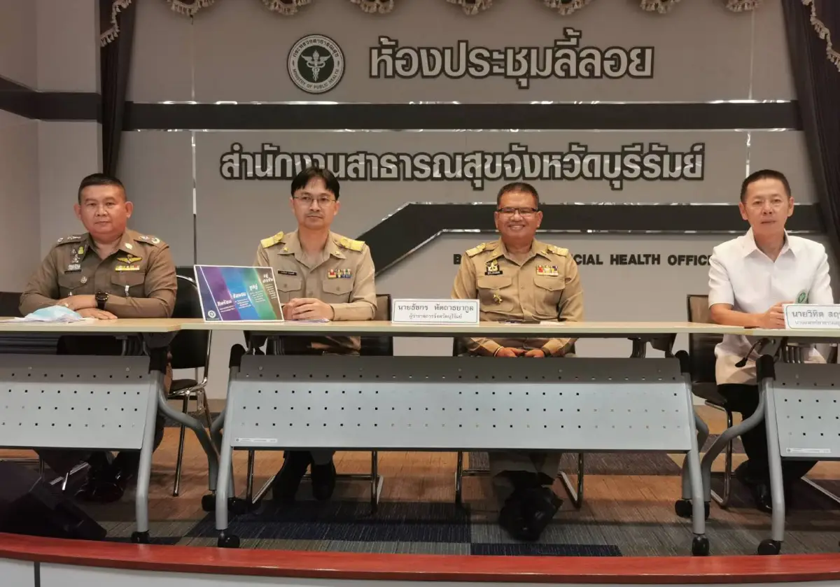 มาตรการปิดเมืองเอาไม่อยู่! บุรีรัมย์พบผู้ติดเชื้อโควิด-19 เพิ่มอีก 4 ราย