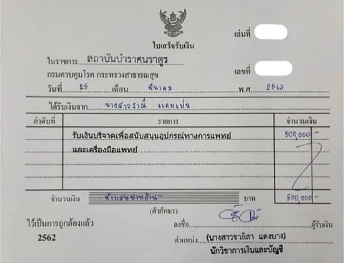 น้ำใจแม่นาย! “เบลล่า ราณี” ร่วมบริจาคช่วย COVID-19 แบบส่วนตัว 2.5 ล้าน