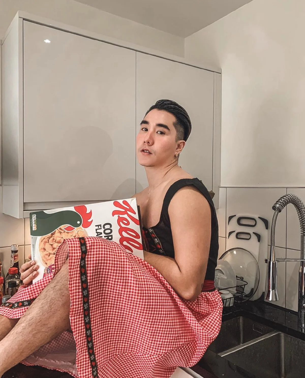 เขื่อน K-Otic อวดลุคแต่ละวันไม่ซ้ำ! คลายเครียดขณะกักตัวอยู่บ้าน