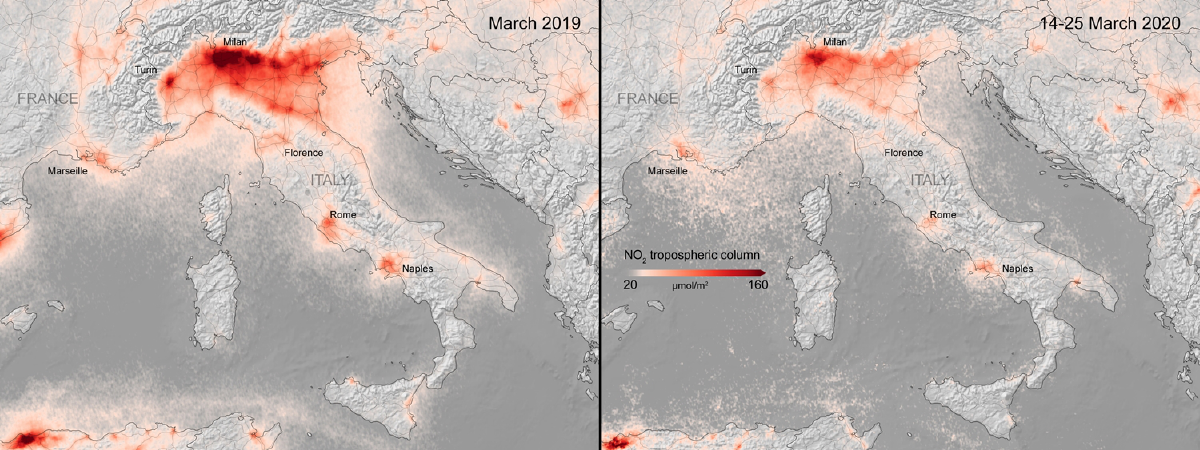 ยุโรปมลพิษหายวับ โควิด-19 หยุดก๊าซทำลายโลกที่เกิดจากน้ำมือมนุษย์