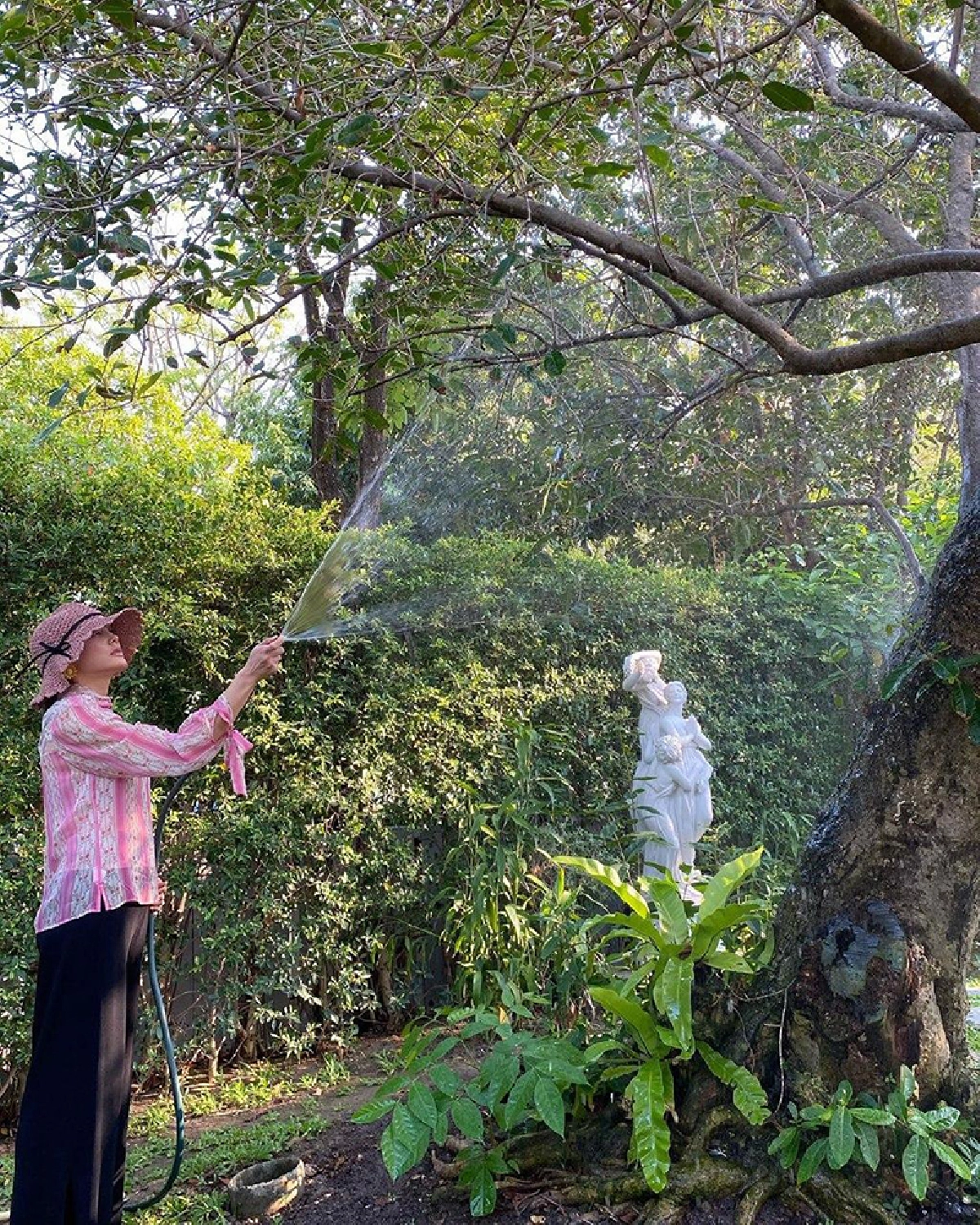 “ตั๊ก บงกช” ลงทุนพังสวนสามี เพื่อปลูกผักสวนครัวที่บ้าน