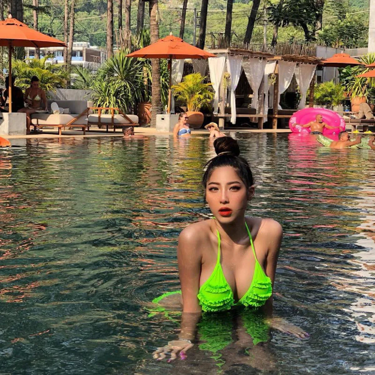 หวาย ปัญญ์ธิษา อวดภาพแซ่บช่วงเก็บตัว..ถึงอยู่บ้านก็เซ็กซี่ได้