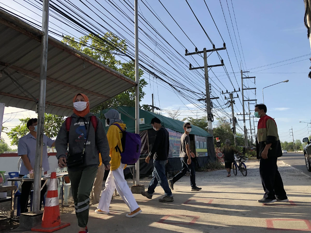 สงขลาเริ่มบังคับใช้มาตรการ“ปิดจังหวัด”เป็นวันแรกคุมเข้มการเดินทางเข้าออก