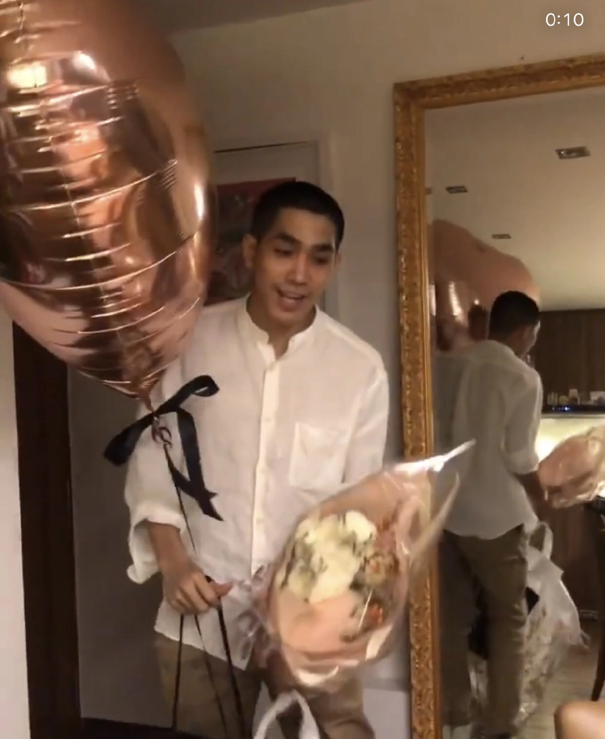 ปราง ยิ้มไม่หุบ! โต้ง ทูพี ลงมือทำอาหารฉลองวันเกิดปีนี้ที่บ้านสองต่อสอง (คลิป)