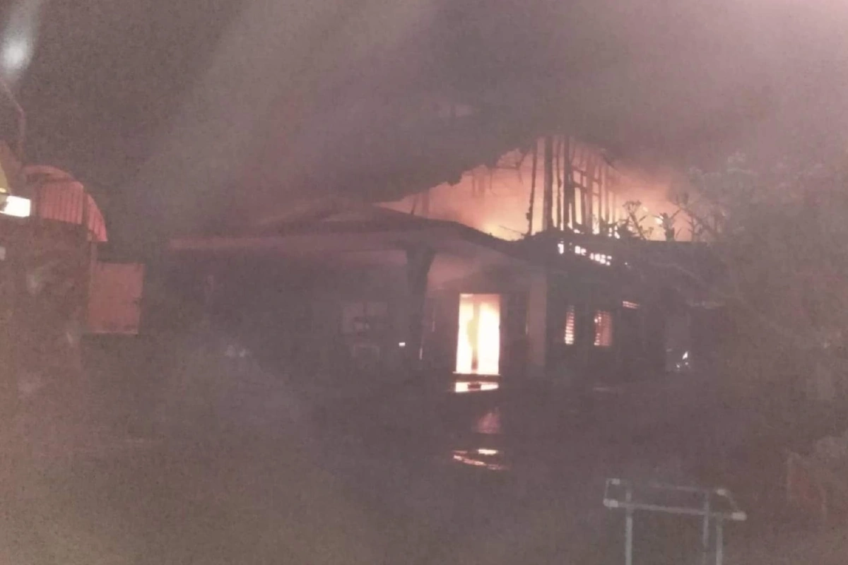 ไฟฟ้าลัดวงจรไหม้บ้าน"น้องแต้ว"อดีตนักยกน้ำหนักทีมชาติไทย