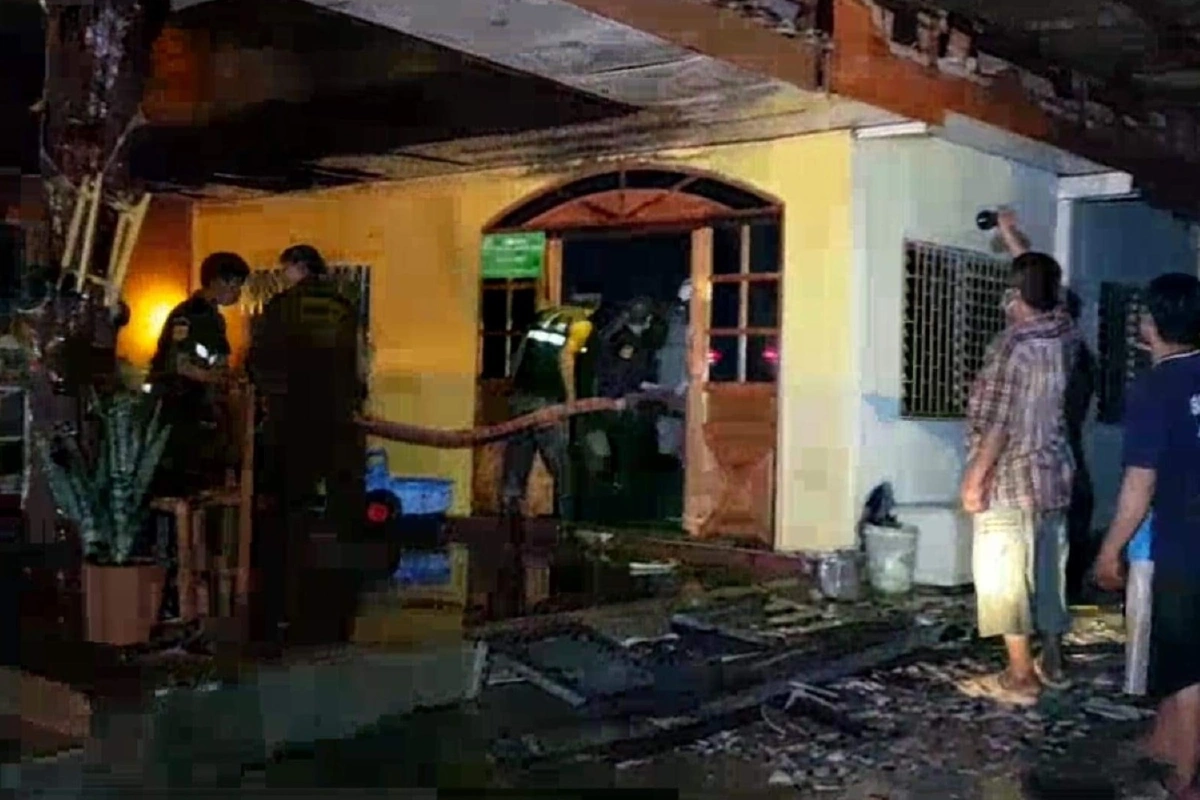 ไฟฟ้าลัดวงจรไหม้บ้าน"น้องแต้ว"อดีตนักยกน้ำหนักทีมชาติไทย