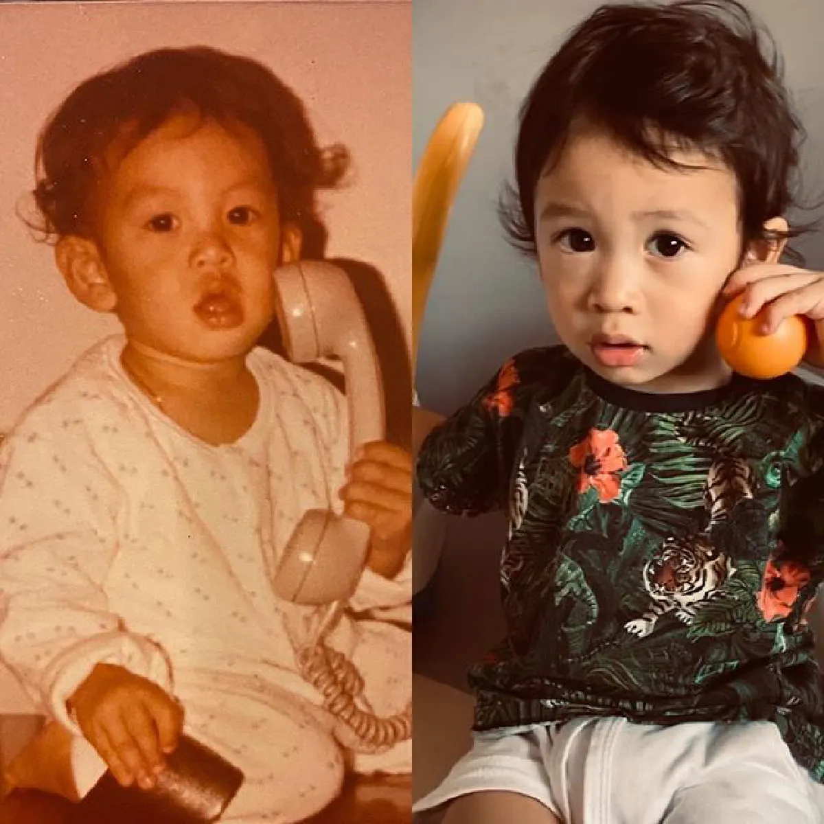 “แม่แอน” โพสต์ภาพ "พ่อคริต" วัยเด็กเทียบกับ “น้องโพธิ์” ภาพนี้เหมือนหนักมาก