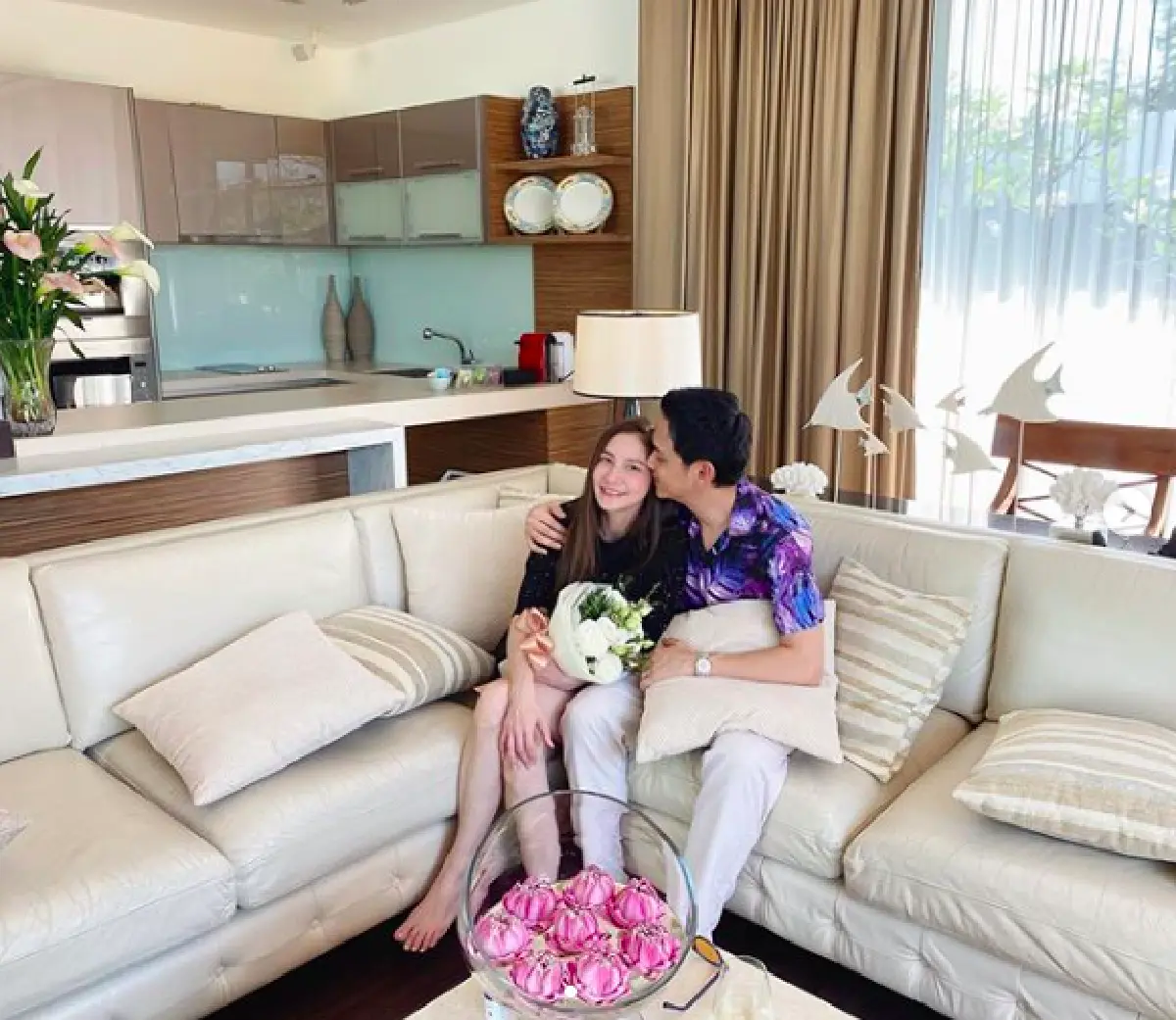 "นาตาลี" ทำอาหารให้สามี "ฟลุค เกริกพล" ทานครั้งแรก ในรอบ 10 ปีที่คบกัน