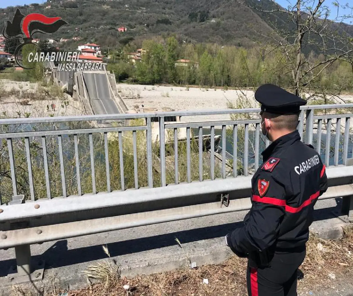 สะพานอิตาลีถล่มทั้งแถบ เคราะห์ดีชาวเมืองกักตัวช่วงโควิด ไร้เสียชีวิต