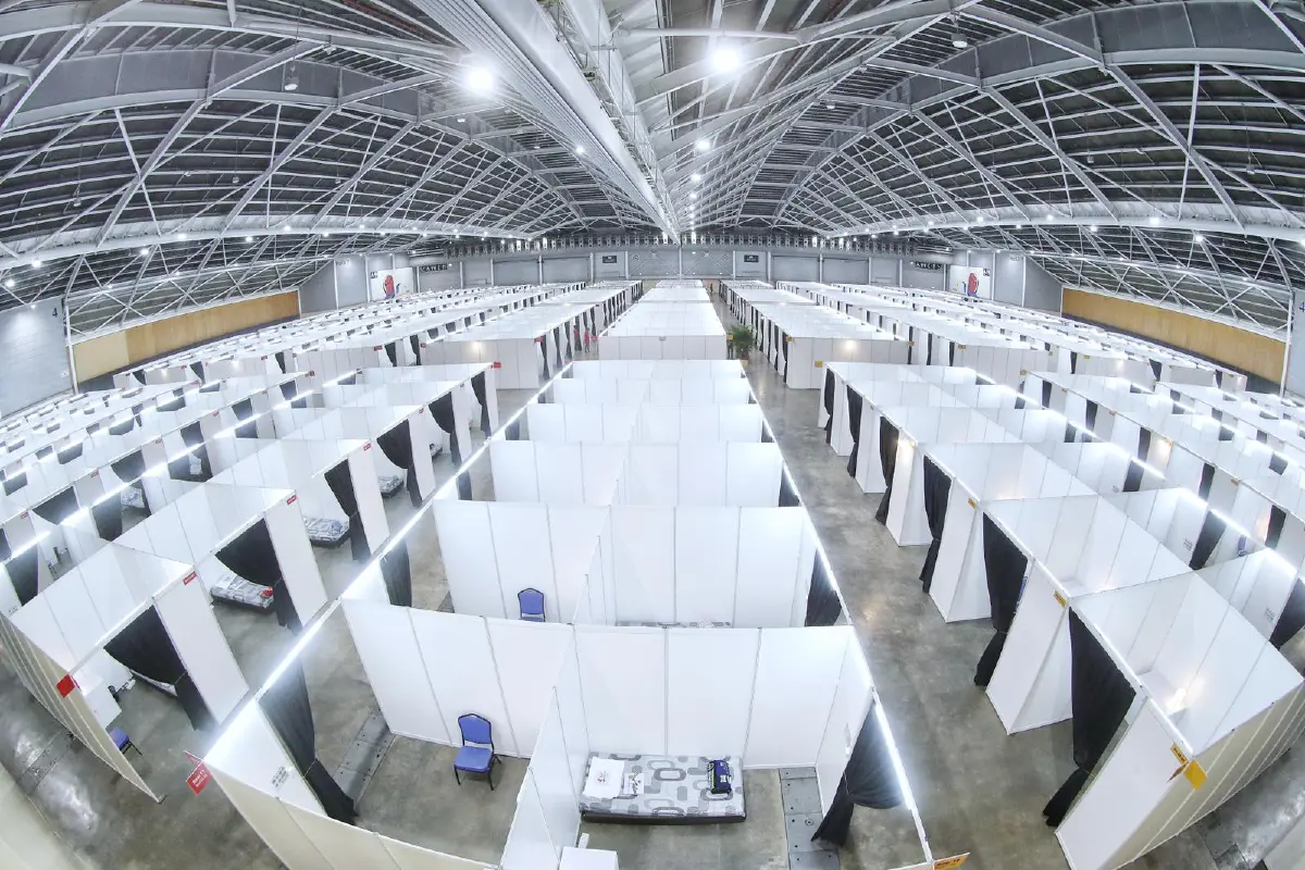 สิงคโปร์เปลี่ยนศูนย์ประชุมเป็นโรงพยาบาลสนาม รองรับป่วยโควิดไม่รุนแรง