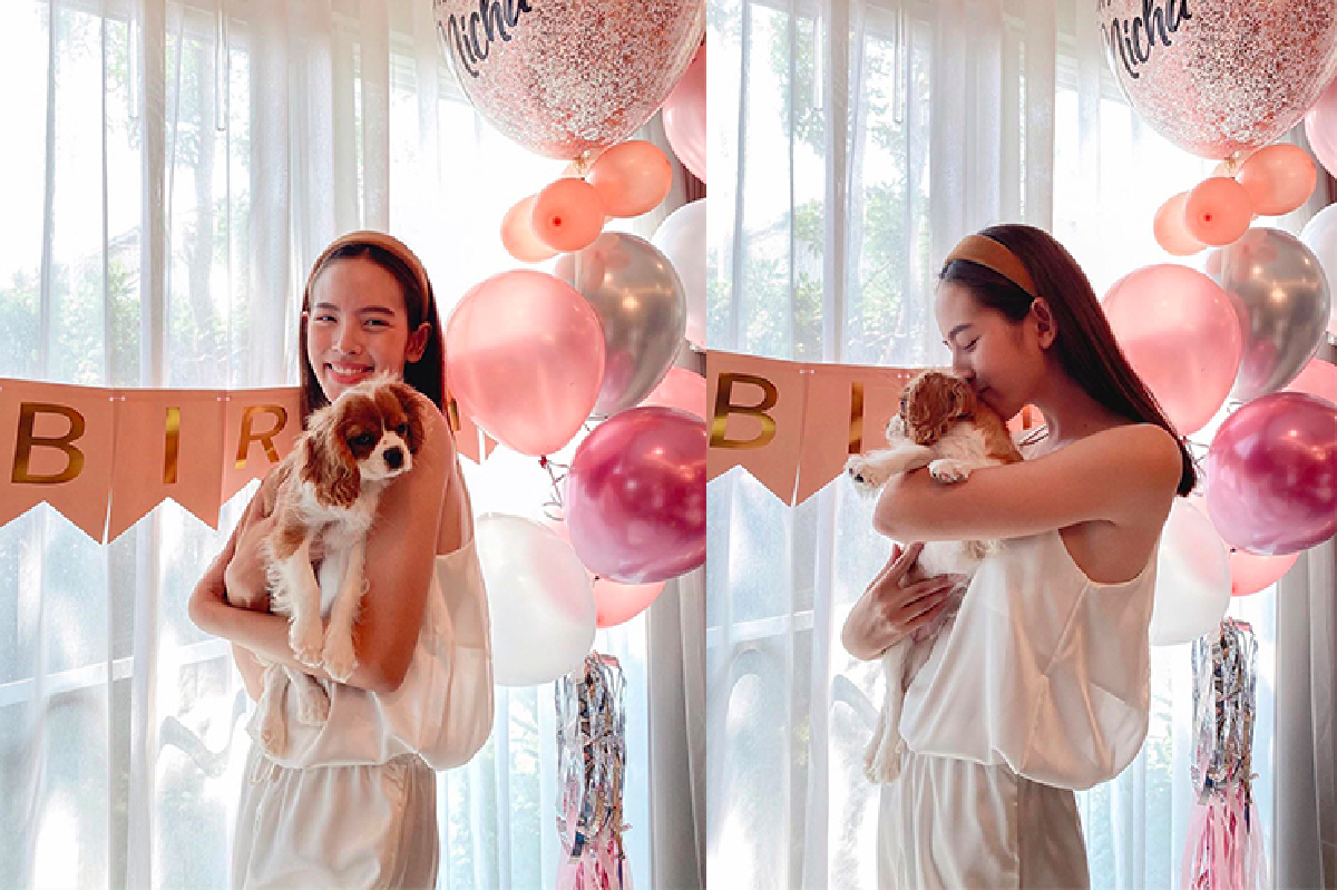 "ณิชา" ยิ้มแก้มปริ "โตโน่" เซอร์ไพรส์วันเกิด ให้น้องหมาเป็นของขวัญ "ณิชา" ยิ้มแก้มปริ "โตโน่" เซอร์ไพรส์วันเกิด ให้น้องหมาเป็นของขวัญ