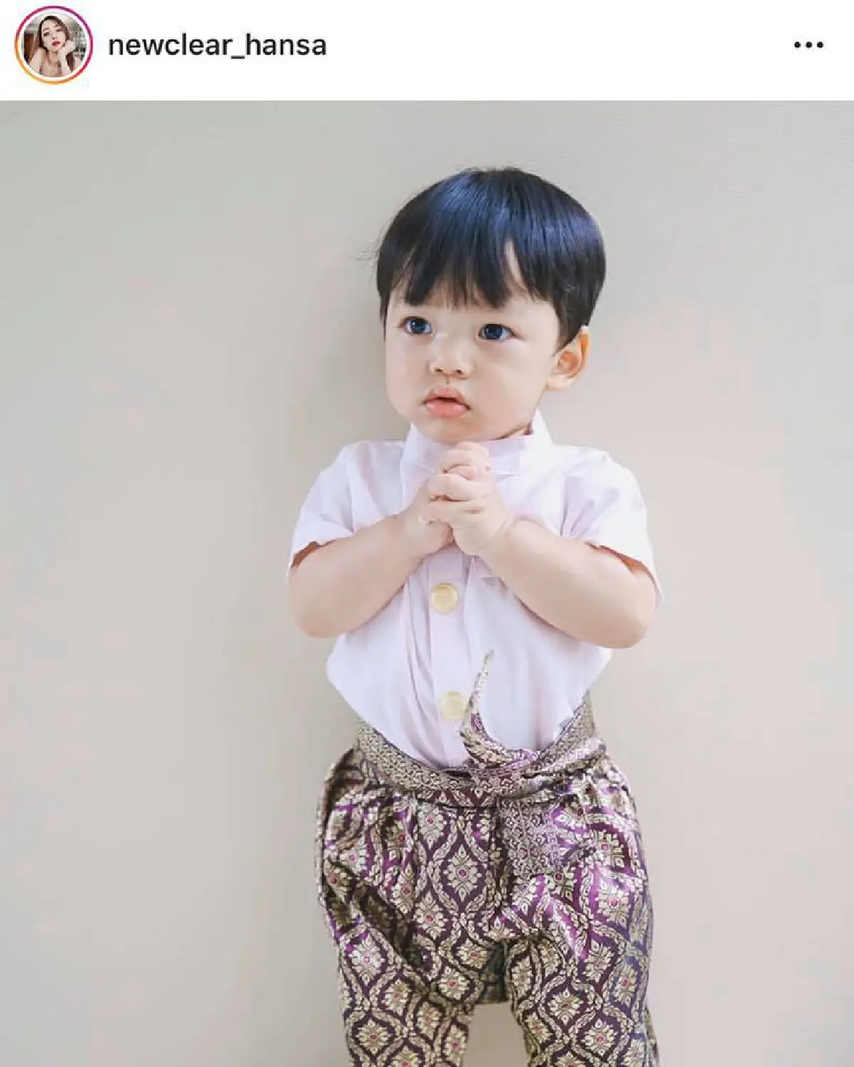 ส่องภาพซุปตาร์เด็ก..แต่งชุดไทยอวดความน่ารักรับวันสงกรานต์ 2020