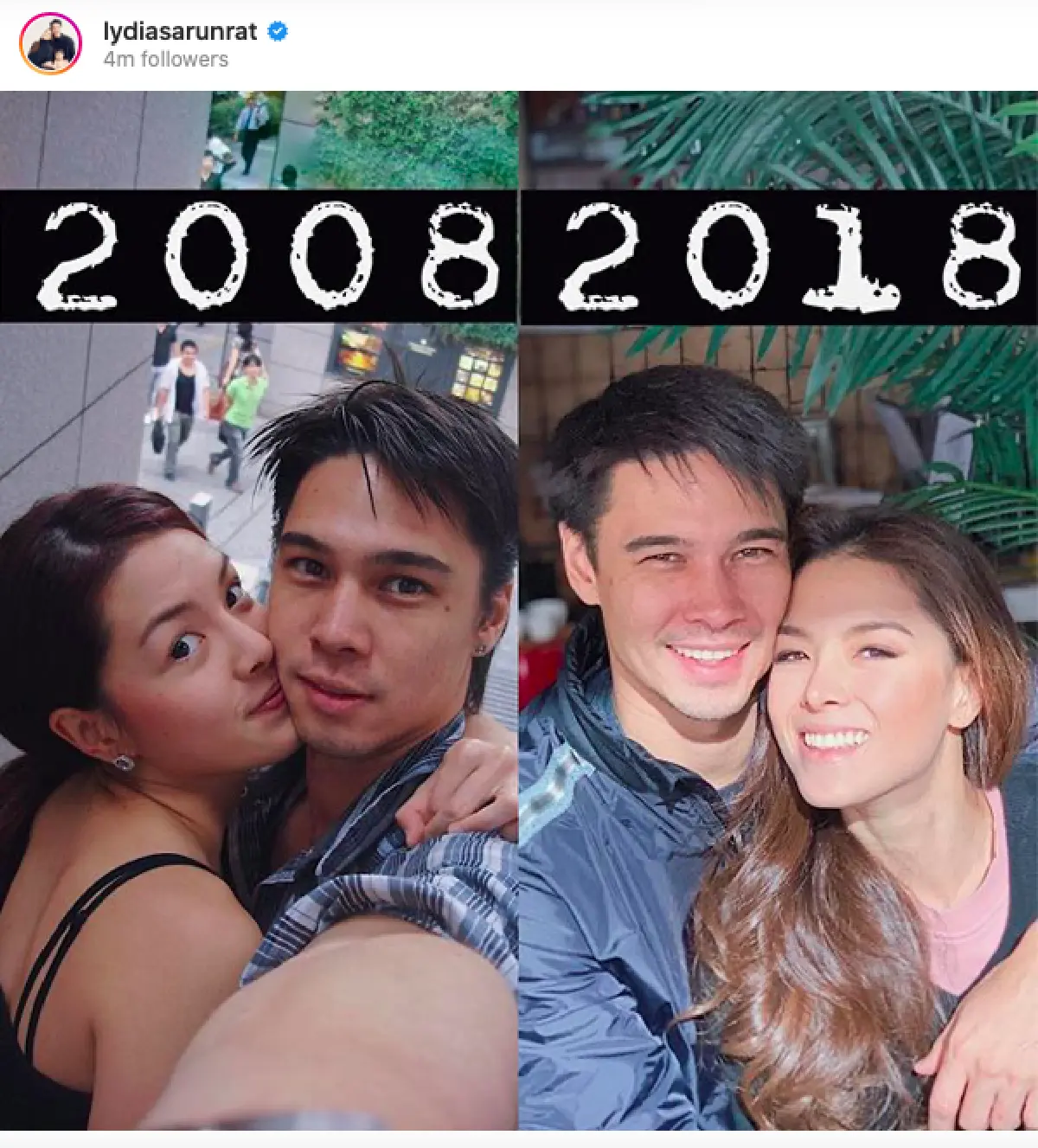  ตามติดแฮชแท็ค #10yearchallenge ของเหล่าคนบันเทิงที่ขุดรูปเก่ามาโชว์