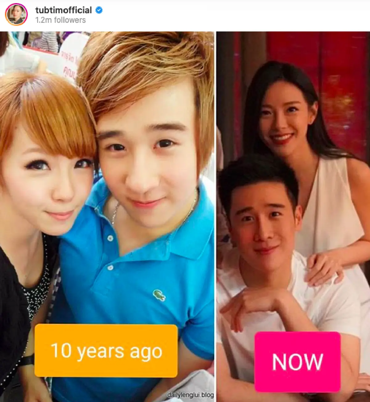  ตามติดแฮชแท็ค #10yearchallenge ของเหล่าคนบันเทิงที่ขุดรูปเก่ามาโชว์