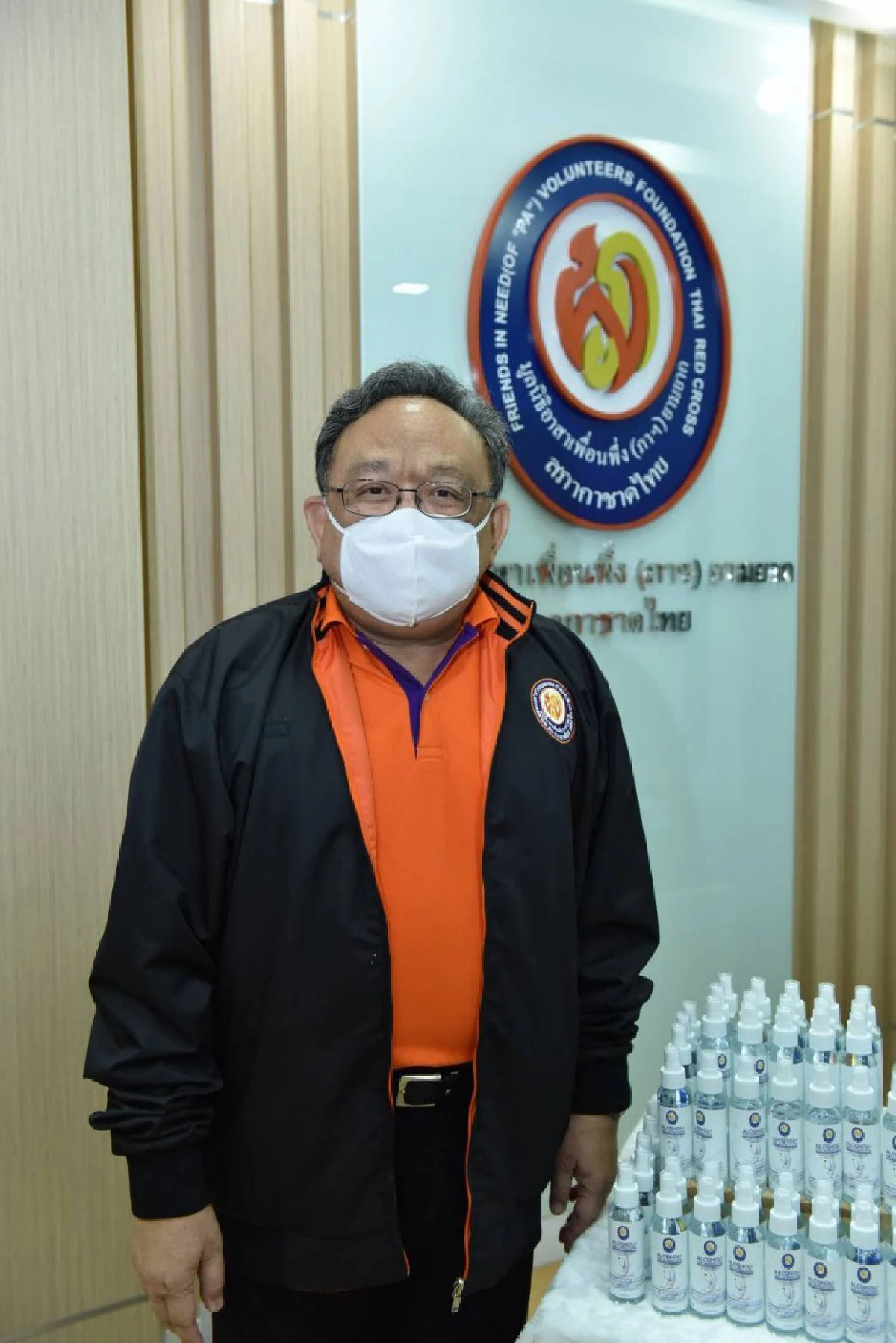 “ไทยเบฟ”ร่วมสนับสนุนผลิตภัณฑ์ทำความสะอาดแอลกอฮอล์ให้กับมูลนิธิอาสาเพื่อนพึ่ง (ภาฯ) ยามยาก สภากาชาดไทย