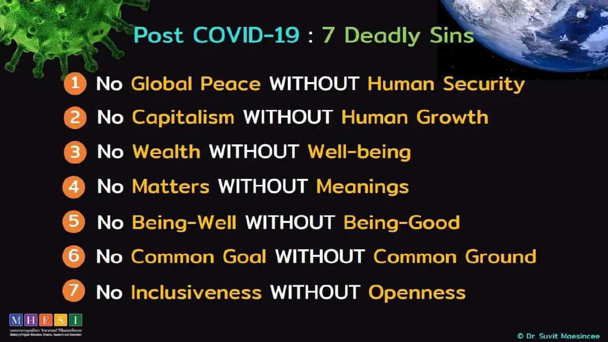 ตราบาป 7 ประการหลังวิกฤตโควิด-19