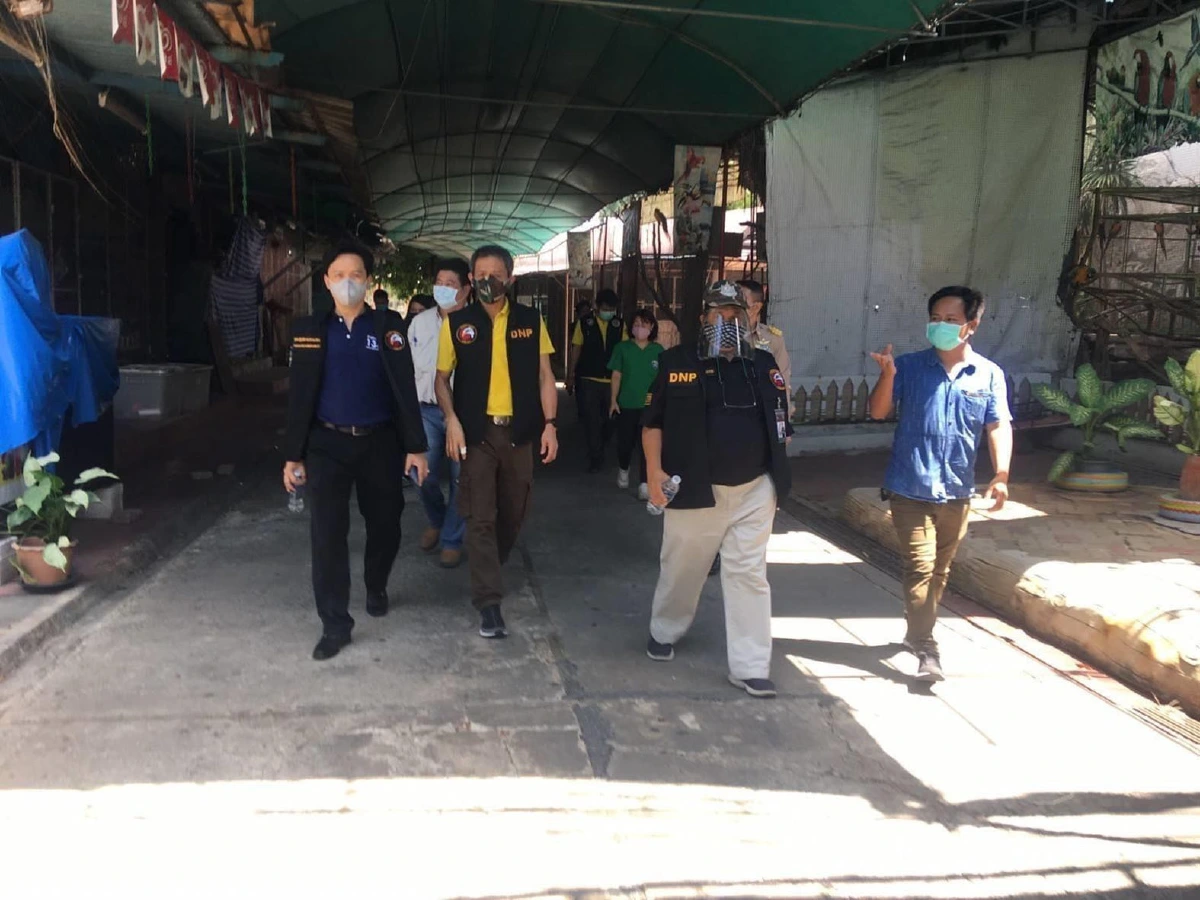 บุกตรวจฟาร์มจระเข้บังคับลิงชิมแปนซีปั่นจักรยานพ่นยาฆ่าเชื้อ