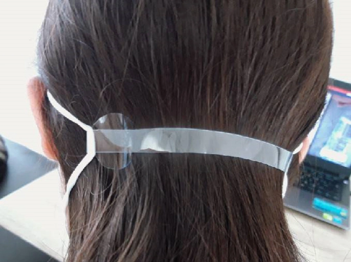 DIY สายรัดหน้ากากอนามัยจากขวดน้ำพลาสติก