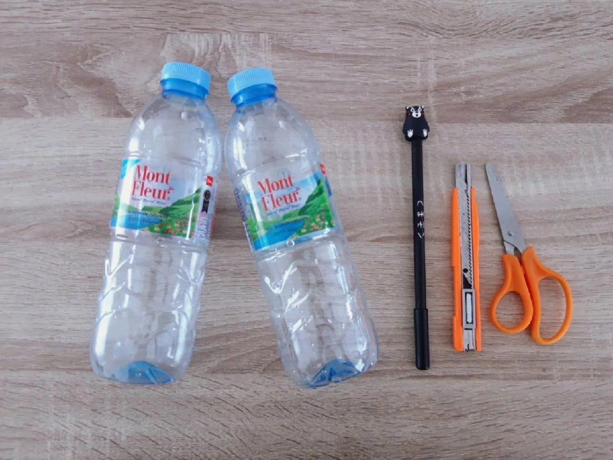 DIY สายรัดหน้ากากอนามัยจากขวดน้ำพลาสติก