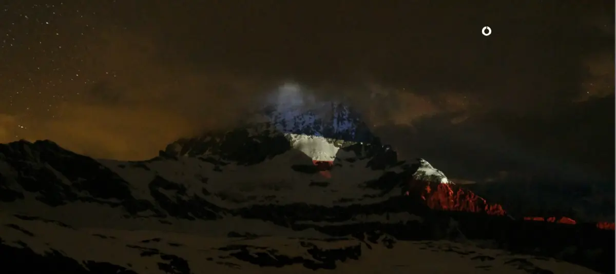 สวิสฯฉายธงไทยบนยอดเขามัทเทอร์ฮอร์นอันโด่งดัง