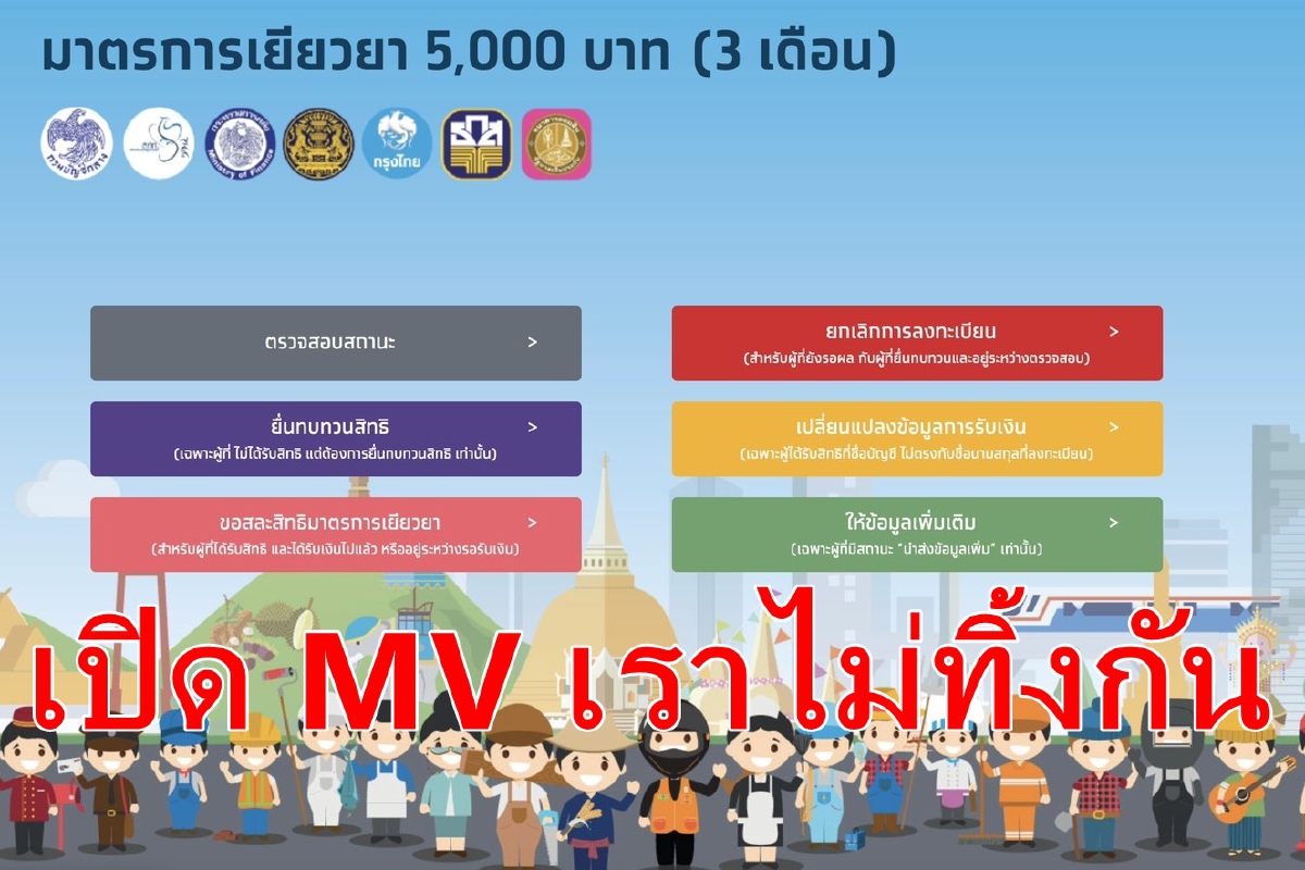 คลัง กรุงไทย เปิดตัวเอ็มวี"เราไม่ทิ้งกัน" คลัง กรุงไทย เปิดตัวเอ็มวี"เราไม่ทิ้งกัน"