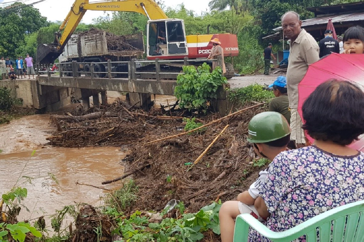 ฝนตกหนักน้ำป่าหลากลงอ่างกักเก็บเพชรบูรณ์รอดวิกฤตแล้ง