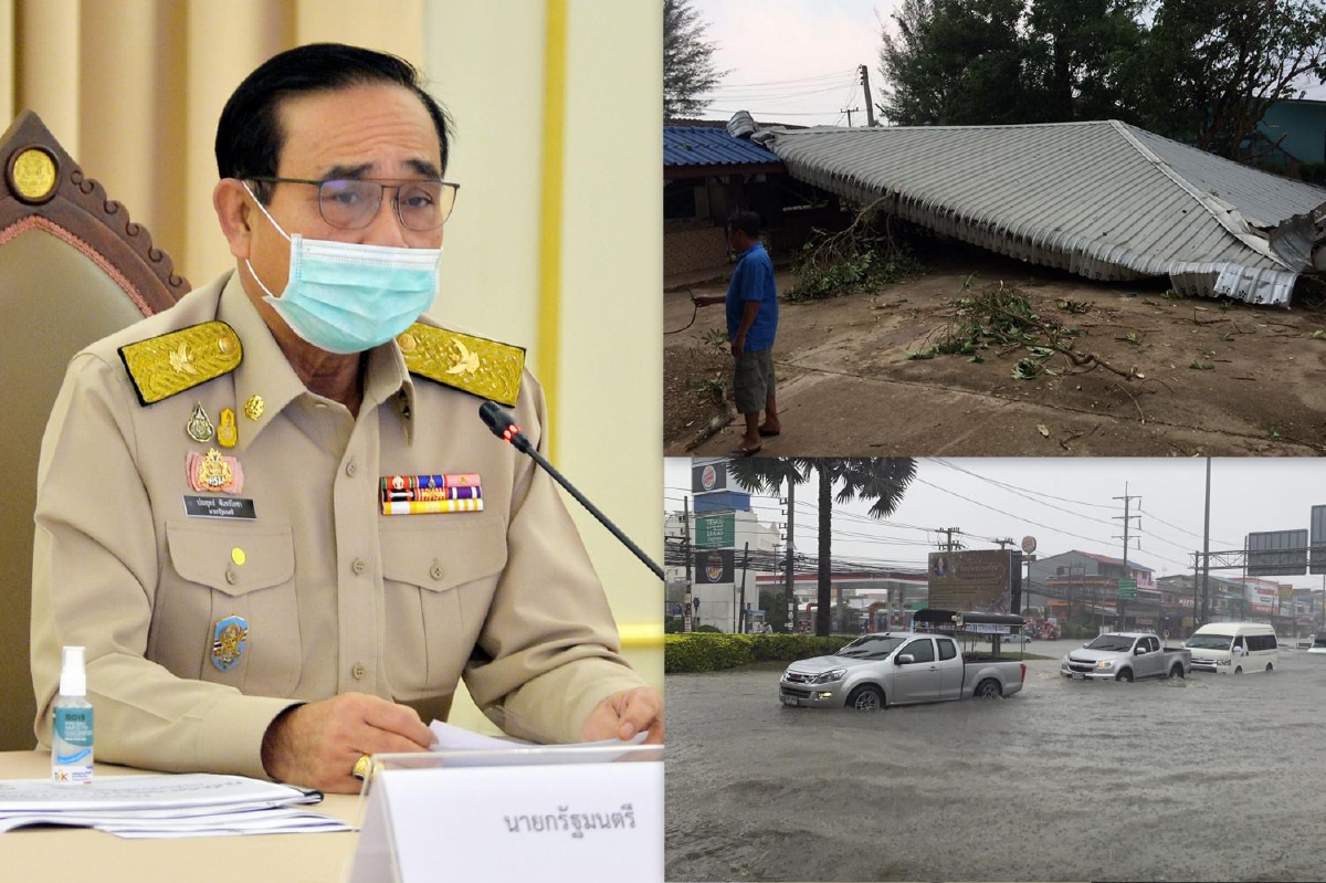 บิ๊กตู่ สั่งกองทัพเร่งช่วยประชาชนที่ประสบภัยจากพายุฤดูร้อน บิ๊กตู่ สั่งกองทัพเร่งช่วยประชาชนที่ประสบภัยจากพายุฤดูร้อน