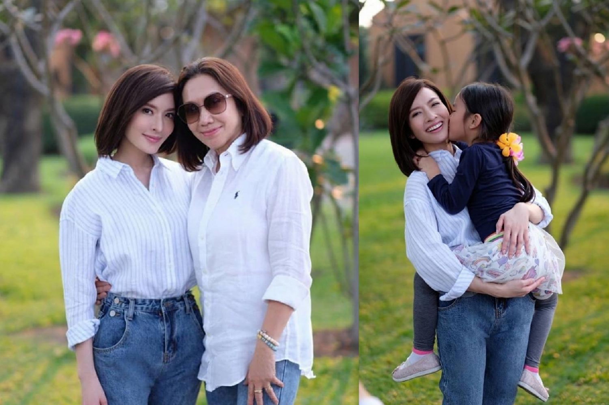สวยแพ็คคู่! แอฟ ทักษอร เผยภาพคู่ คุณแม่วัจฉสา ในวันที่มาเยี่ยมกองถ่าย สวยแพ็คคู่! แอฟ ทักษอร เผยภาพคู่ คุณแม่วัจฉสา ในวันที่มาเยี่ยมกองถ่าย