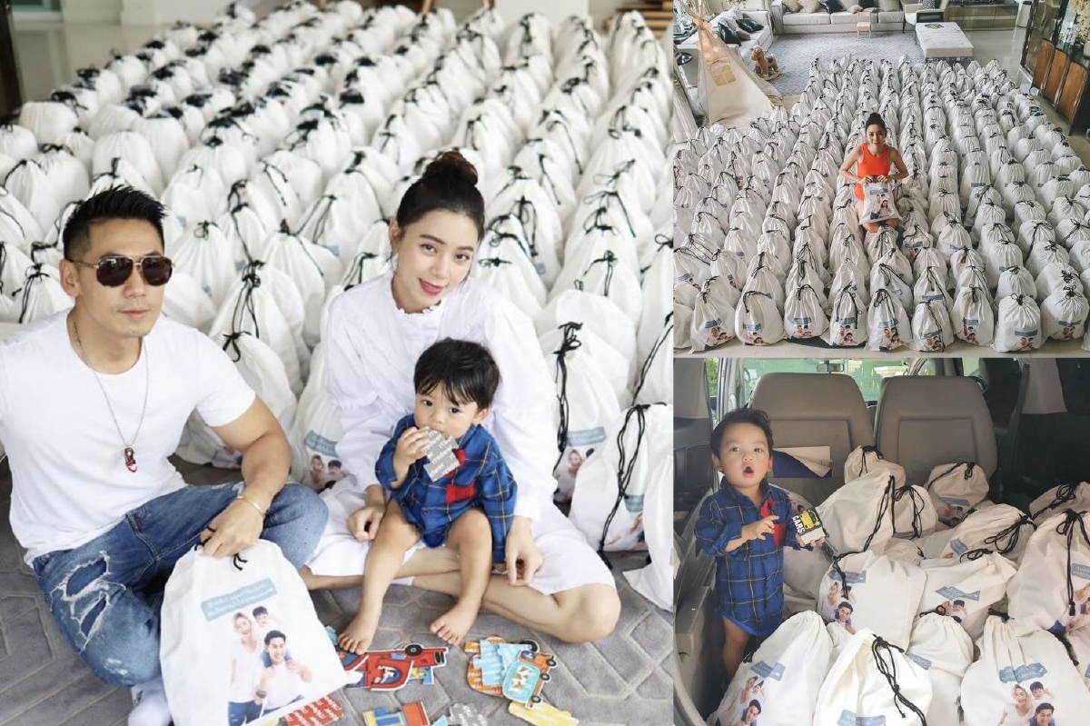 คนไทยไม่ทิ้งกัน! นิวเคลียร์-เพชรจ้า แพ็กถุงยังชีพแจกแม่ลูกอ่อนที่ลำบาก คนไทยไม่ทิ้งกัน! นิวเคลียร์-เพชรจ้า แพ็กถุงยังชีพแจกแม่ลูกอ่อนที่ลำบาก